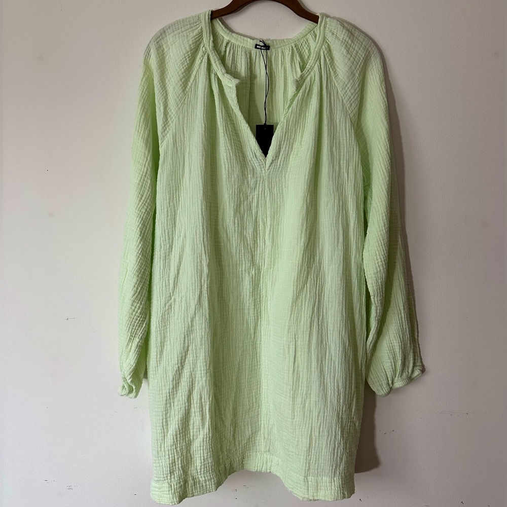 Monrow Gauze Mini Dress - NWT